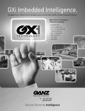 Ganz Security ZN1A-B4DMZ56U-1 GXi Video Analytics Brochure