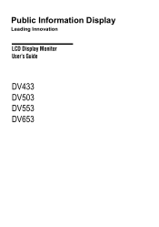 Acer DV433 User Manual