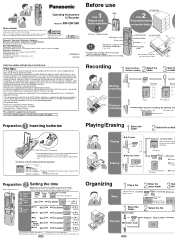 Panasonic RRQR180 RRQR180 User Guide