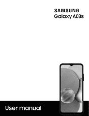 Samsung Galaxy A03s Verizon User Manual