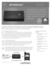 Lantronix xPrintServer o Cloud Print Edition Product Brief