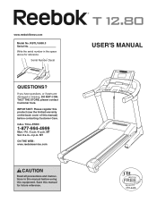 Reebok T 12.80 Treadmill English Manual