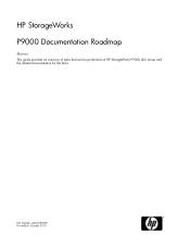 HP StorageWorks P9000 HP StorageWorks P9000 Documentation Roadmap (AV400-96090, September 2010)