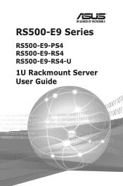 Asus RS500-E9-RS4 RS500-E9 Series User Manual