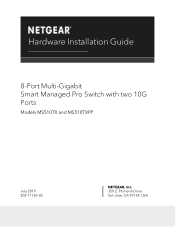 Netgear MS510TX Hardware Installation Guide