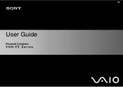 Sony VGN-FZ490 User Guide
