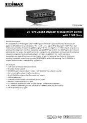 Edimax ES-5260GM Datasheet