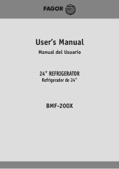 Fagor 24 Inch Bmf-200x User's Manual