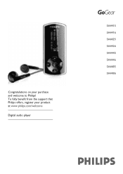 Philips SA4425 User manual