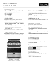 Viking RVGR3302 Two-Page Specifications Sheet