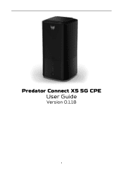 Acer Predator Connect X5 5G CPE User Manual