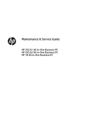 HP 205 Maintenance & Service Guide