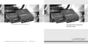 Lantronix SecureBox SDS1101 SecureBox SDS1101/SDS2101 - Quick Start Guide