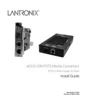 Lantronix S6310-3340 C6310-3340 and S6310-3340 User Guide Rev A