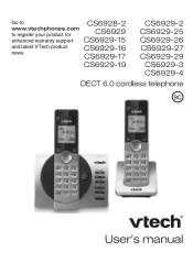 Vtech CS6929 User Manual