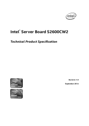 Intel S2600CW Technical Product Specification