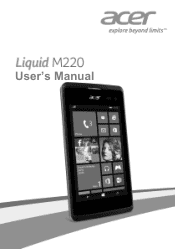 Acer Liquid M220 User Manual