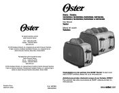 Oster Designed to Shine Toaster User Manual