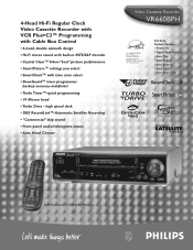 Philips VR660BPH Leaflet
