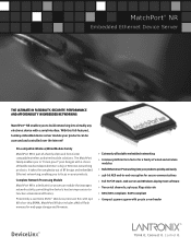 Lantronix MatchPort NR MatchPort NR - Product Brief