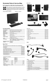 Compaq Pro 4300 Illustrated Parts & Service Map Pro 4300 All-in-One Business PC