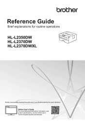 Brother International HL-L2350DW Reference Guide