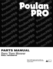 Poulan P54ZX Parts Manual