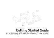 Blackberry HS 655 Getting Started