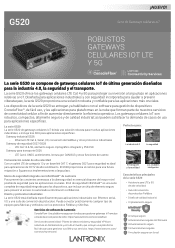 Lantronix G520 G520 Product Brief - Spanish