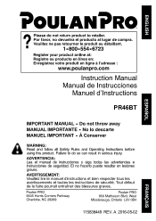 Poulan PR46BT Owner Manual