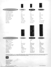 JBL G500 Product Brochures English