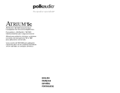 Polk Audio Atrium5c Atrium 5c Manual
