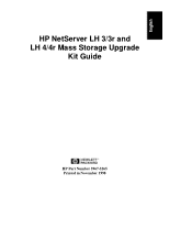 HP D7171A HP Netserver LH 3/r and LH 4/r Mass Storage Kit