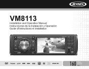 Audiovox VM8113 Operation Manual