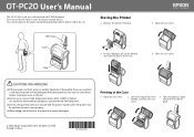 Epson TM-P20 Users Manual OT-PC20 Soft Case