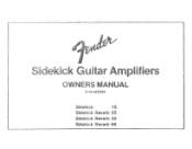 Fender Sidekick Reverb 65 Owner Manual