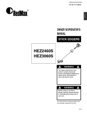 RedMax HEZ2460S Owners Manual