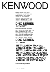 Kenwood DDX8026BT User Manual 2