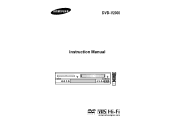 Samsung DVD-V2000 User Manual (user Manual) (ver.1.0) (English)