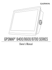 Garmin GPSMAP 8610 Owners Manual
