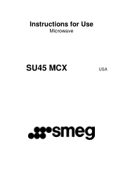 Smeg SU45MCX Instruction Manual