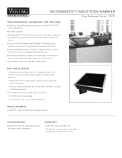 Viking VUIW Two-Page Specifications Sheet