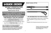 Black & Decker LPP120B Type 1 Manual - LPP120