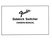 Fender Sidekick Switcher Owner Manual