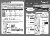 Panasonic DMR-ES36 Set Up Guide