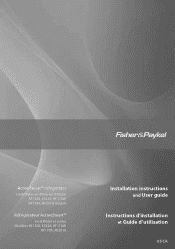 Fisher and Paykel E522BRXU5 User Guide