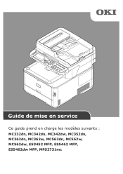 Oki MPS2731mc MC362w/MC562w/MPS2731mc Quick Start Guide (French)
