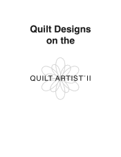 Pfaff powerquilter p3 Quilt Artist II Pattern Overview
