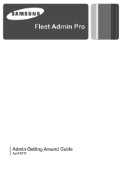 Samsung MultiXpress SCX-8230 Fleet Admin Pro Overview Admin Guide