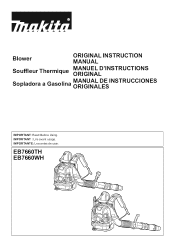 Makita EB7660TH EB7660TH EB7660WH Instruction Manual